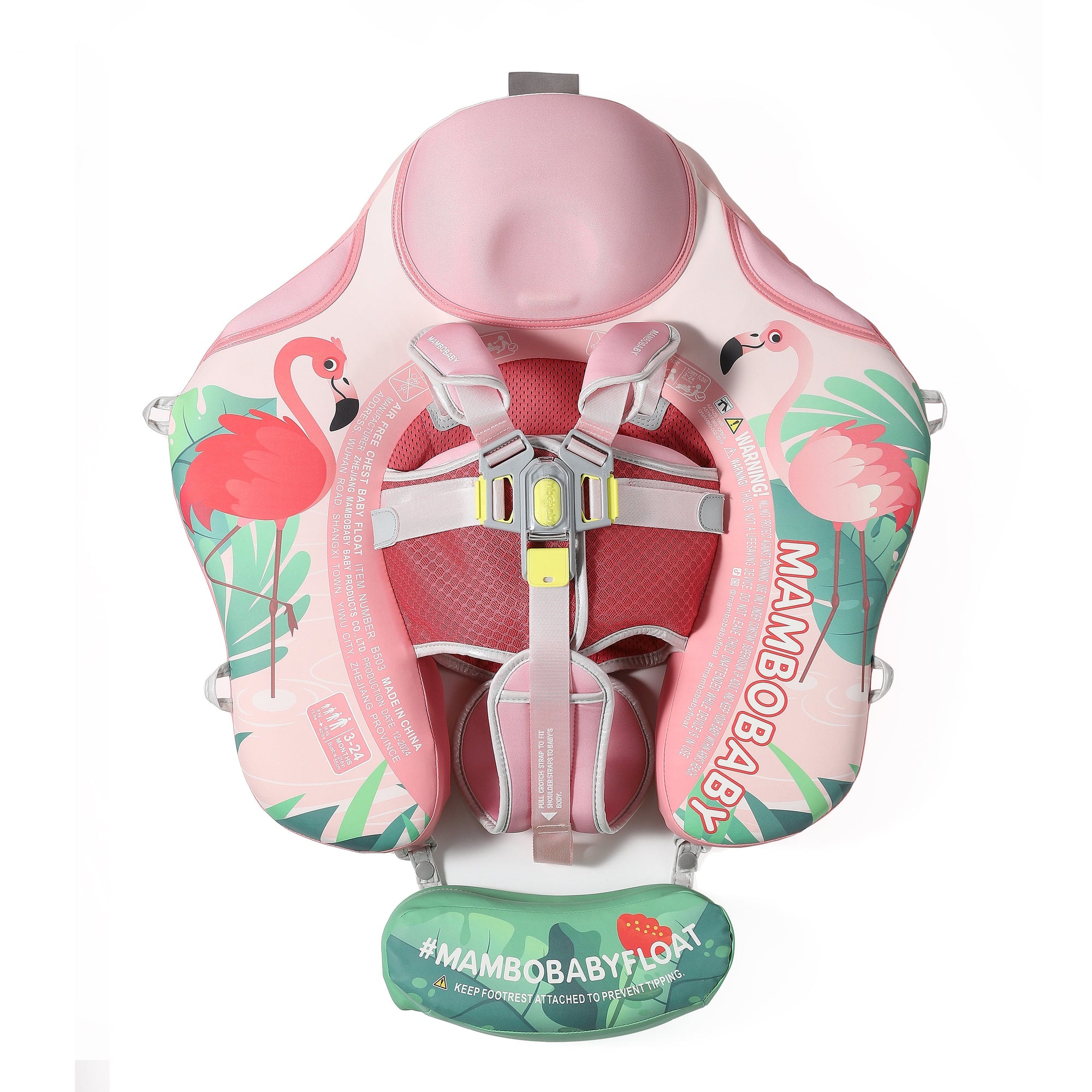 Boia MamboBaby Flamingo (3 meses a 3 anos)